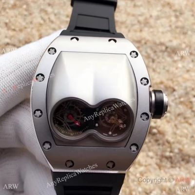 Super Replica Richard Mille RM053 SS Black Rubber - Swiss Quality Watch